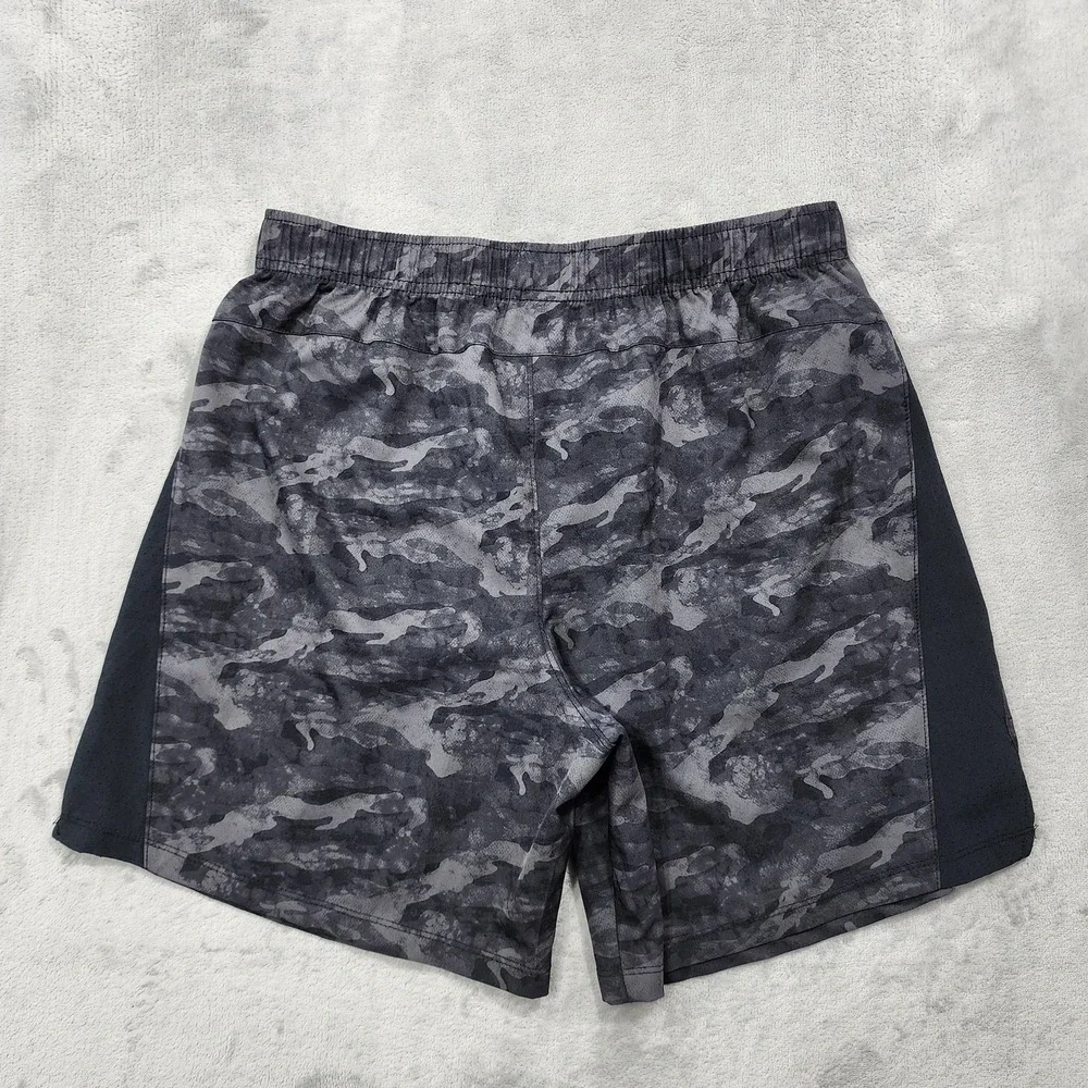 Russell Athletic Shorts Mens L Gray Camo Dri-Power Mesh 7